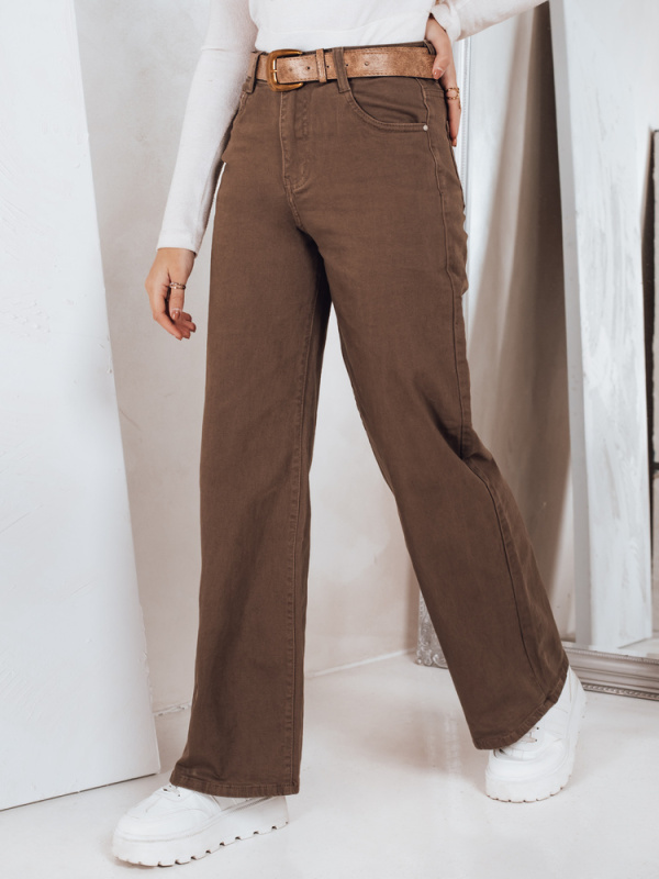 Dámské džínové kalhoty Dstreet UY2845 Barva: Béžová, Velikost: XS