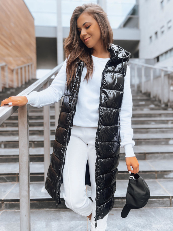 Dámská prošívaná vesta GANTINI Barva černá DSTREET TY3739 Barva: Černá, Velikost: XL