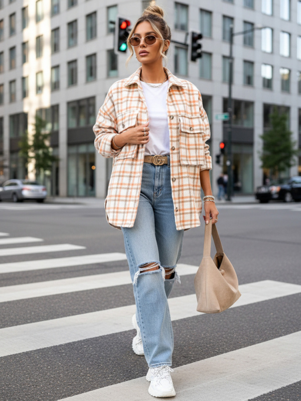 Dámská vzorovaná košile Dstreet