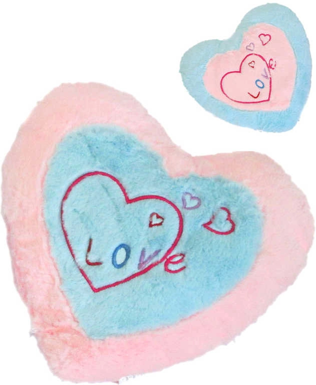 Plyšové srdce Love 25 cm - 1 kus
