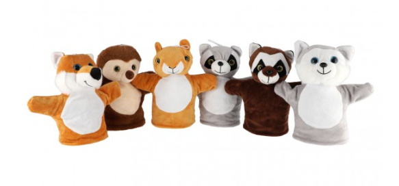 Teddies Maňásek Zvířátko lesní plyš 24 cm mix druhů
