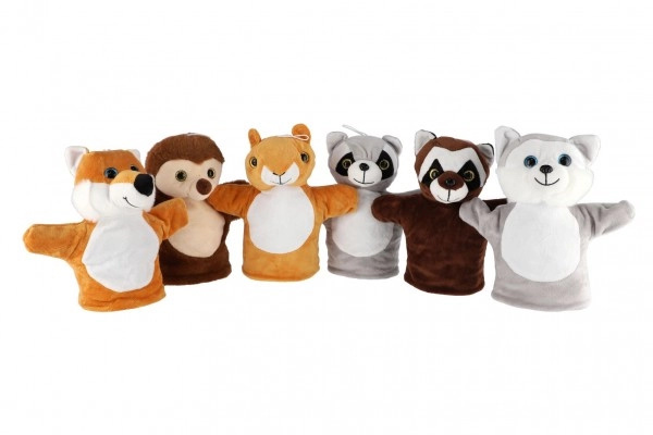 Teddies Maňásek Zvířátko lesní plyš 24 cm mix druhů
