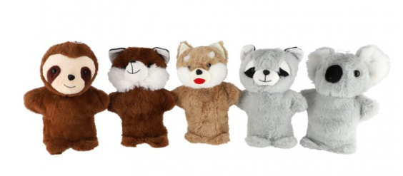 Teddies Maňásek Zvířátko plyš 30cm asst 6 druhů