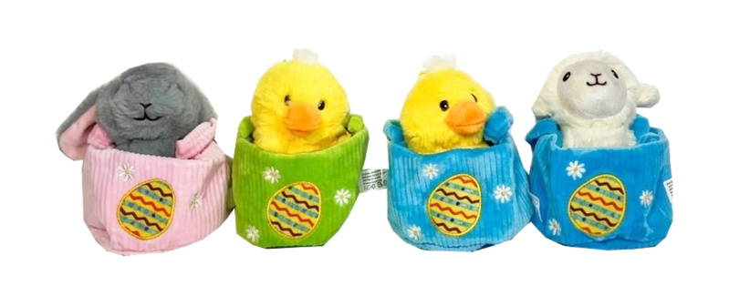 Velikonoční zvířátko v košíčku