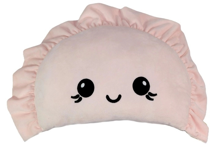 Plyšový pierog růžový 60 cm