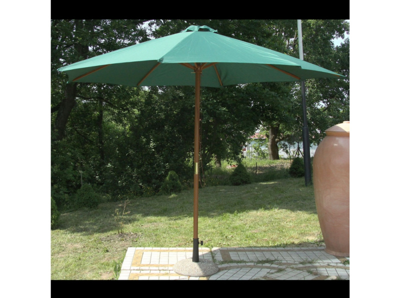 Zahradní slunečník Poly 3 m PATIO zelený