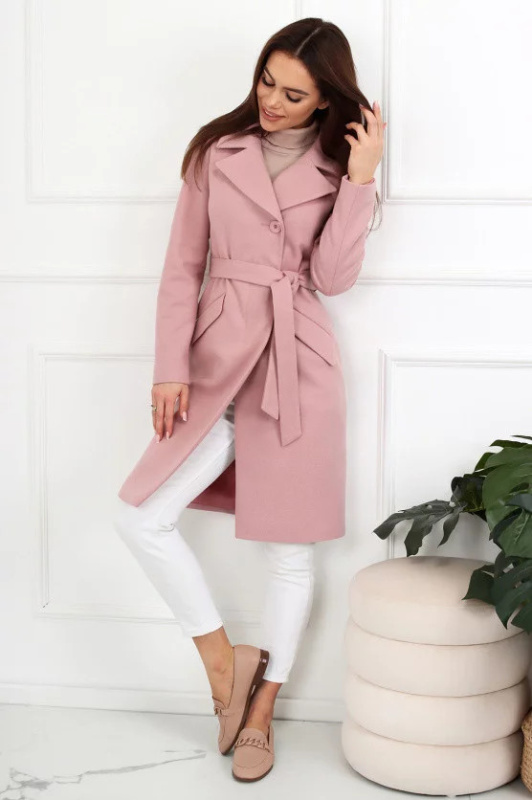 Dámský kabát Malika - Merce Coat  starorůžová 36