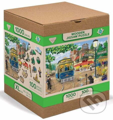 Wooden City Puzzle Victorian Street 1010 dílků, dřevěné Matyska a.s.