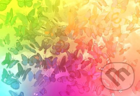 Dřevěné puzzle Motýlí sen 2v1