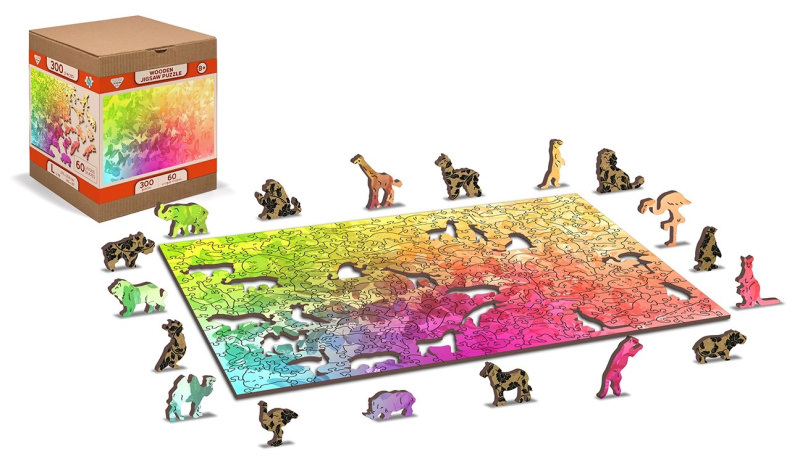 Dřevěné puzzle Motýlí sen s unikátními dílky