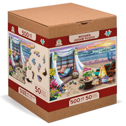 WOODEN CITY Dřevěné Letní čas 2v1 EKO 505 dílků