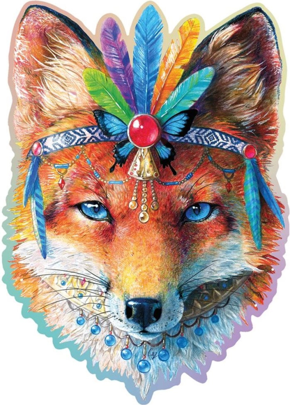 Dřevěné puzzle WOODEN CITY mystická liška 250 dílků