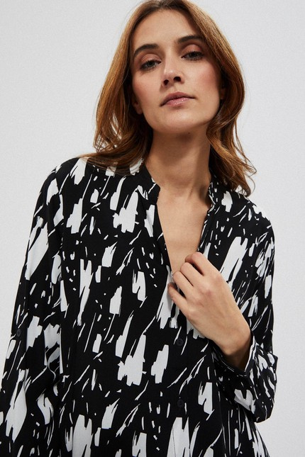 Dlouhá košile z viskózy XL