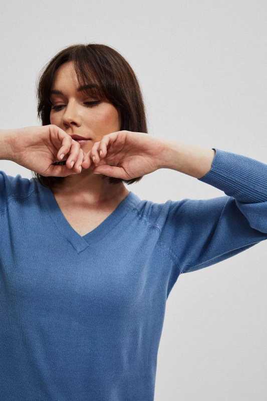 Svetr s nadýchanými rukávy S