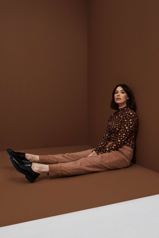 Tepláky s kapsami na zip L