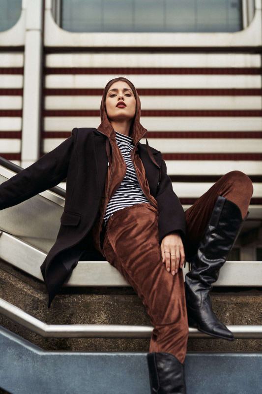 Velurové teplákové soupravy XS