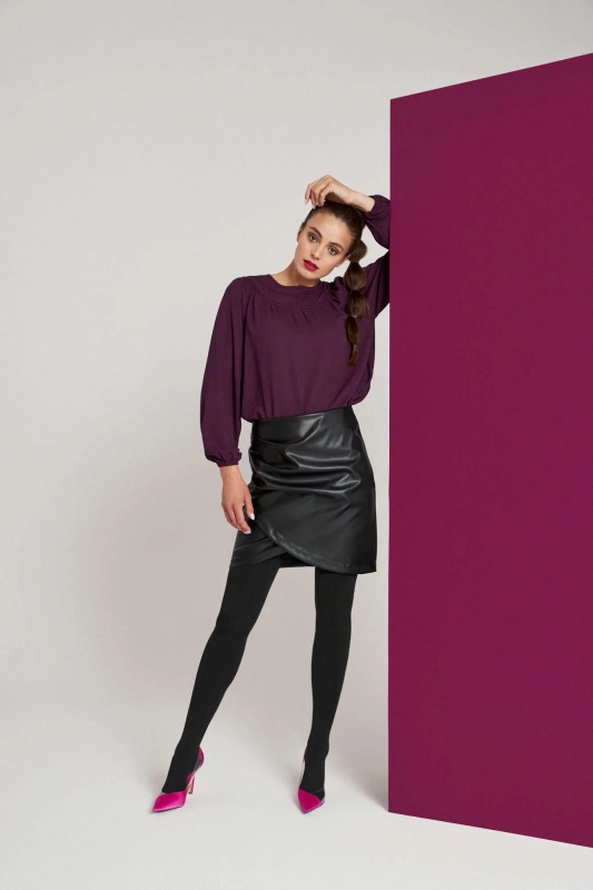 sukně z imitace kůže XS