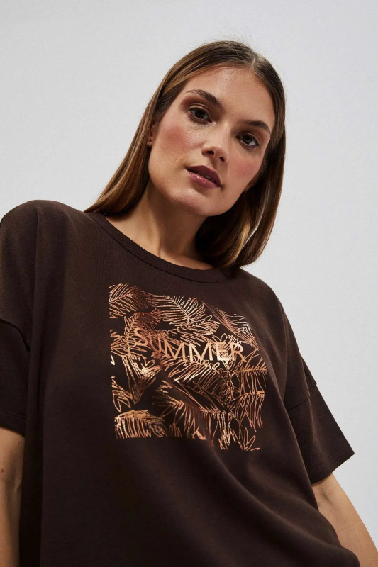 DÁMSKÁ MIKINA L-BL-4005 D.DUB Velikost: XS