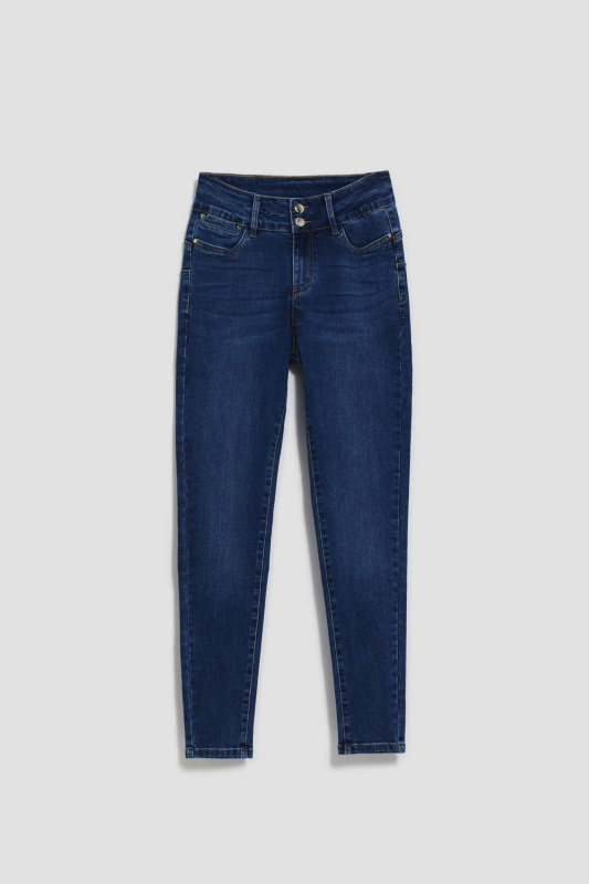 DÁMSKÉ DŽÍNY L-JE-4023 D.Modrý S