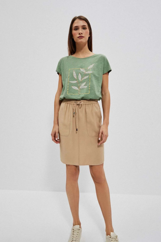 DÁMSKÁ SUKNĚ L-SC-4007 D.Béžový 36