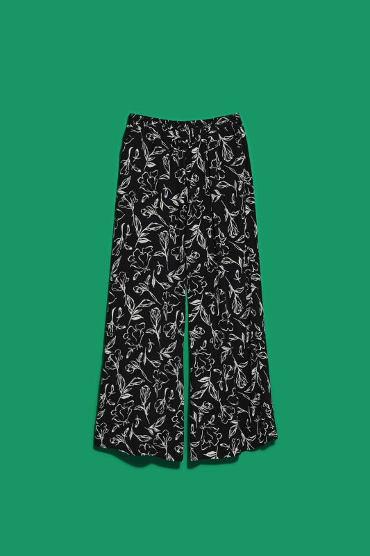 DÁMSKÉ KALHOTY L-SP-4024 ČERNÉ XS