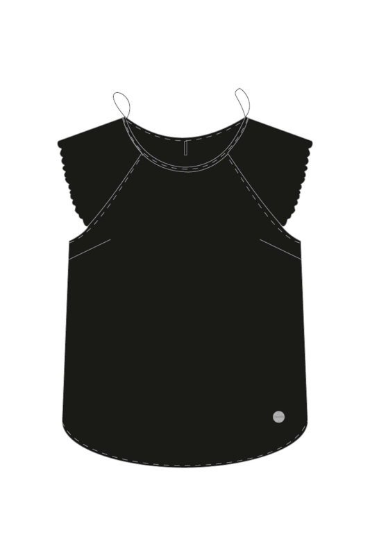 DÁMSKÁ KOŠILE L-KO-4031 ČERNÁ Velikost: XS