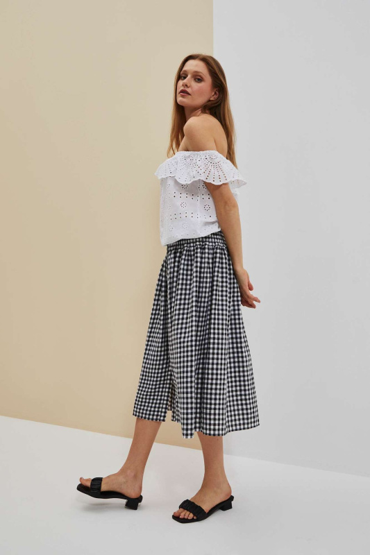 DÁMSKÁ KOŠILE L-KO-4035 BÍLÁ Velikost: L