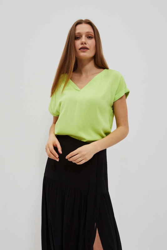 DÁMSKÁ KOŠILE L-KO-4047 L.Zelená 44