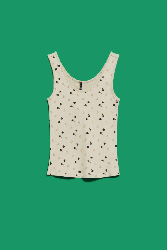 DÁMSKÝ TOP L-TS-4082 L.Béžový S