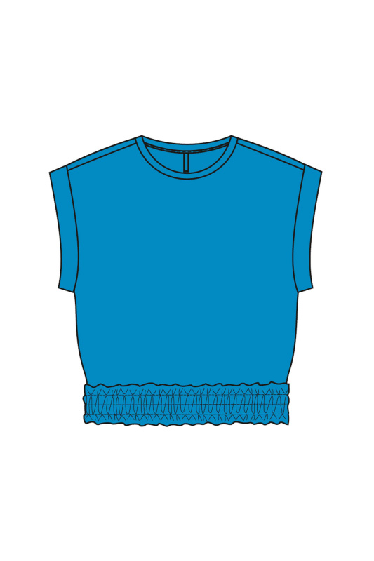 DÁMSKÉ TRIKO L-TS-4090 SVĚŽÍ MODRÁ XS