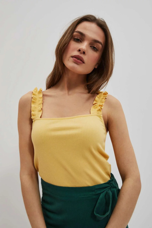 DÁMSKÝ TOP L-TS-4067 VANILKA L