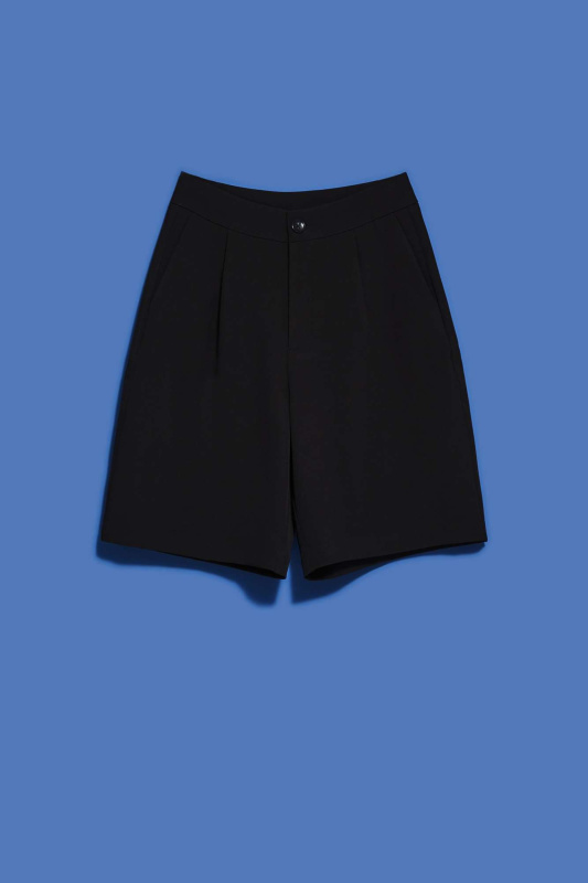 DÁMSKÉ KRAŤASY L-SH-4017 ČERNÉ M