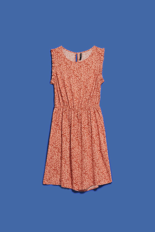 DÁMSKÉ ŠATY L-SU-4041 HNĚDÉ Velikost: XS