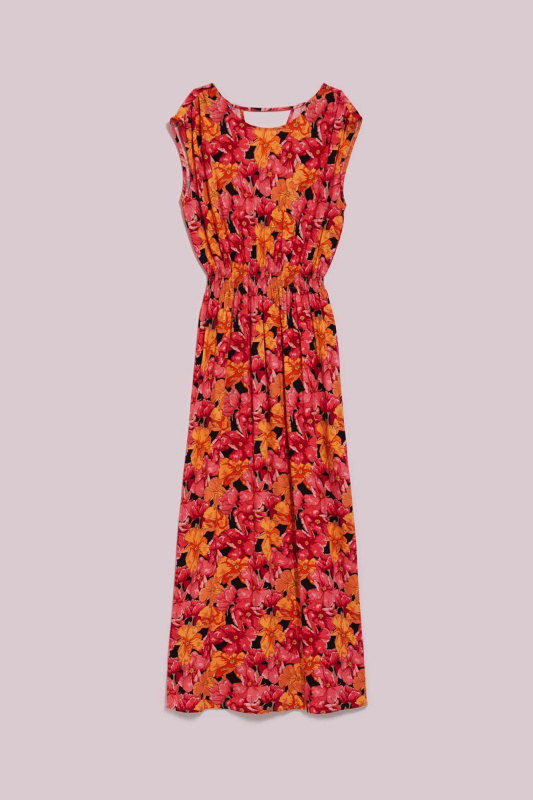 DÁMSKÉ ŠATY L-SU-4049 MEDOVÉ M