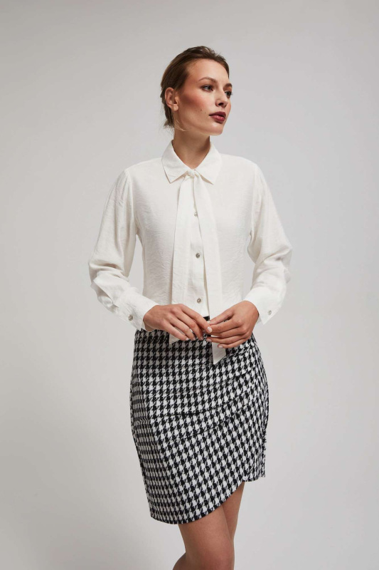 Houndstooth sukně XL