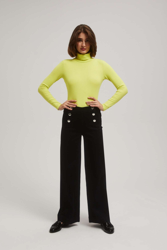 Džíny s ozdobnými knoflíky XS