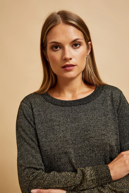 Svetr s metalickou nití Velikost: S