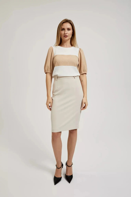 Dámská béžová sukně XS