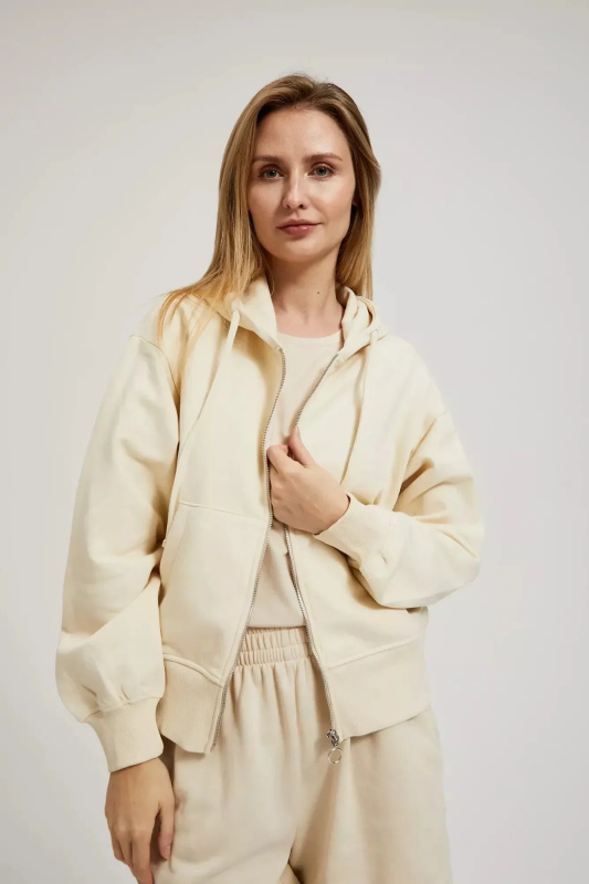 Béžová mikina Velikost: XS