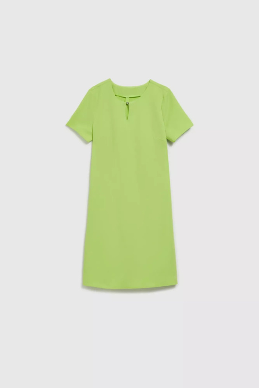 Dámské šaty MOODO - zelená Velikost: 46