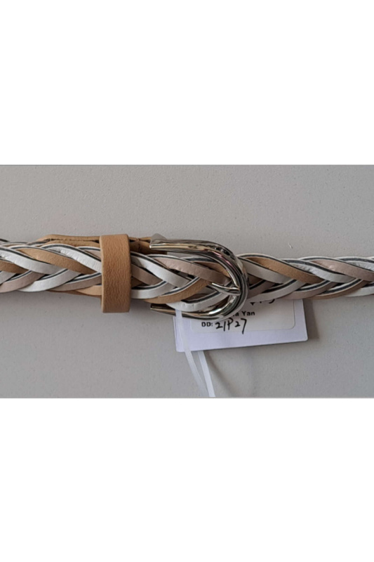 Dámský pásek MOODO - světle béžový Velikost: S