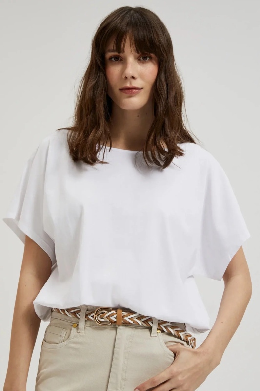 Dámský pásek MOODO - světle béžový Velikost: M