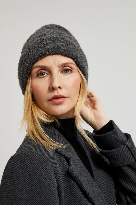 Dámská čepice Moodo - tmavě šedá