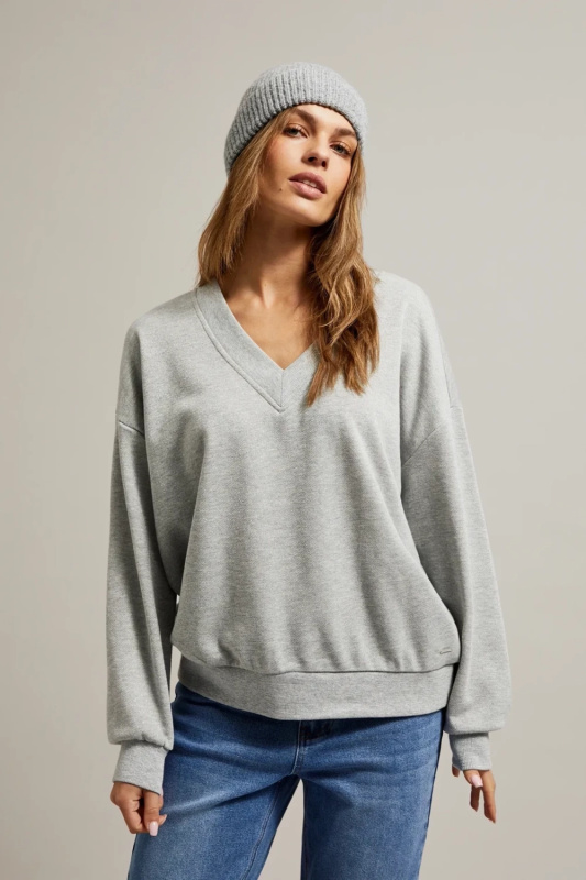 Dámská čepice Moodo žebrovaná - šedá