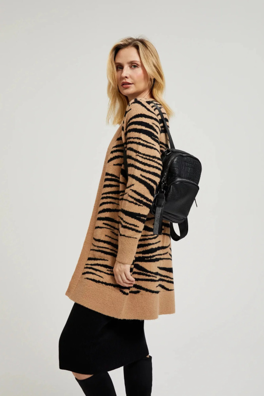 Dámský batoh s kapsou MOODO -  černý