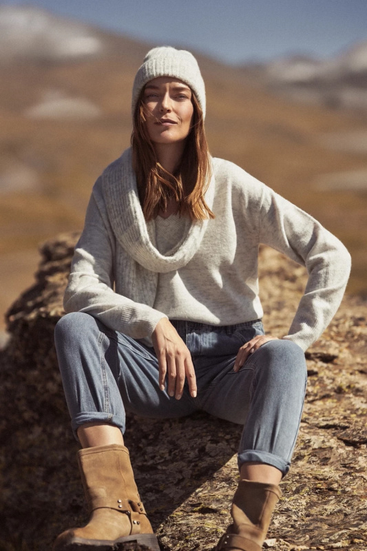 Dámská čepice Moodo - šedá