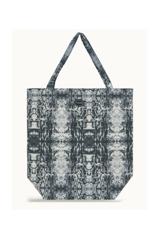 Bavlněná taška se zvířecím vzorem MOODO - černá