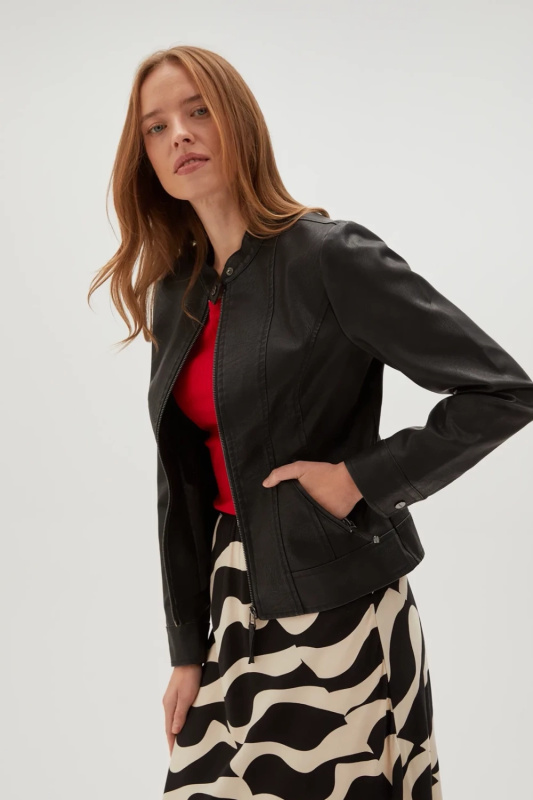 Dámská bunda MOODO černá-36