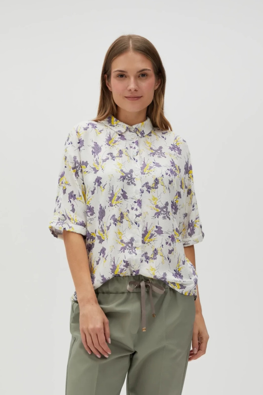 Marisse Women's Shirt L-Ko-4619 Violet