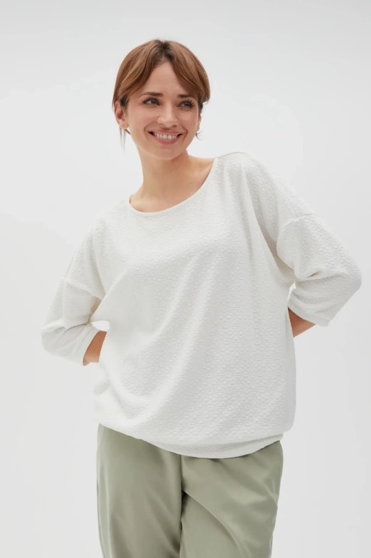 Dámská halenka 3/4 r. MOODO bílá-XL